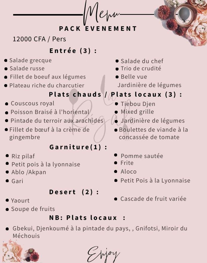 Buffet Évènementiel